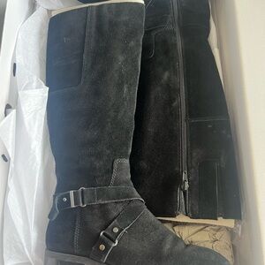 Nine West Black Over the Knee Boots